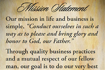 Insulated Concrete Forms & More full Mission Statement